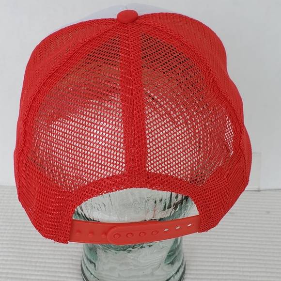 Champion Racing Trucker Vintage Farmer Snapback Red Mesh Hipster Hat Cap Cars - Picture 5 of 8